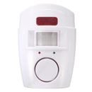 Wireless PIR Motion Infrared Sensor Anti-theft Detector Intruder Alarm + 2 Remote Controller + Holder