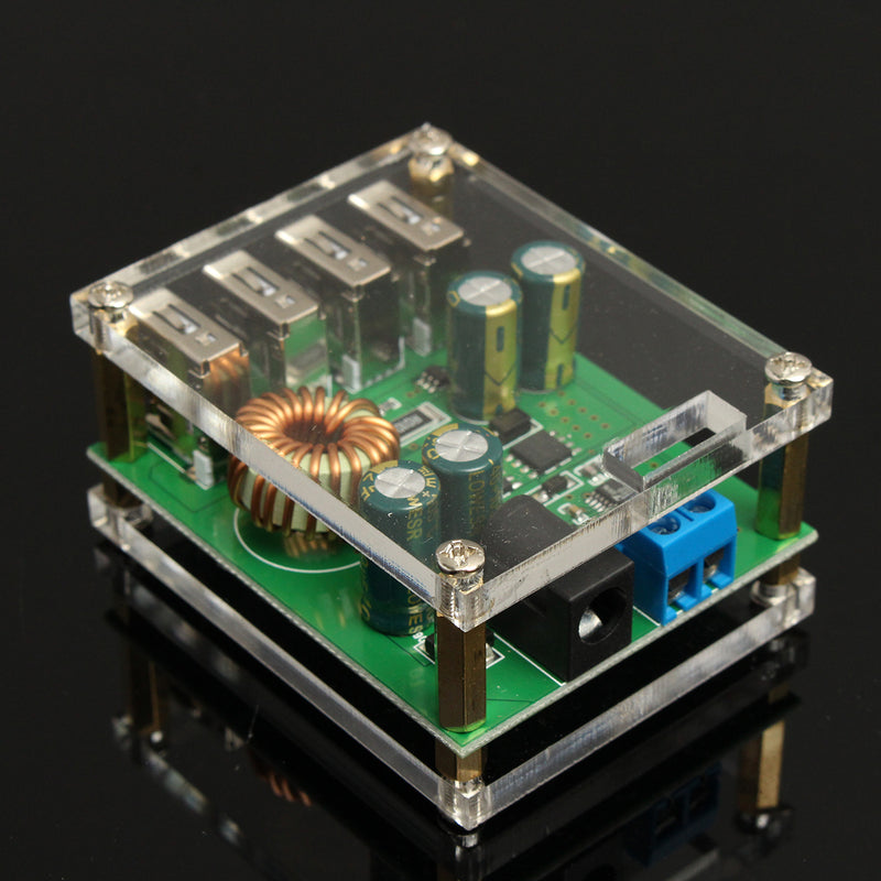 DC-DC 7-60V To 5V 5A 4USB Output Buck Converter Step Down Power Supply Module