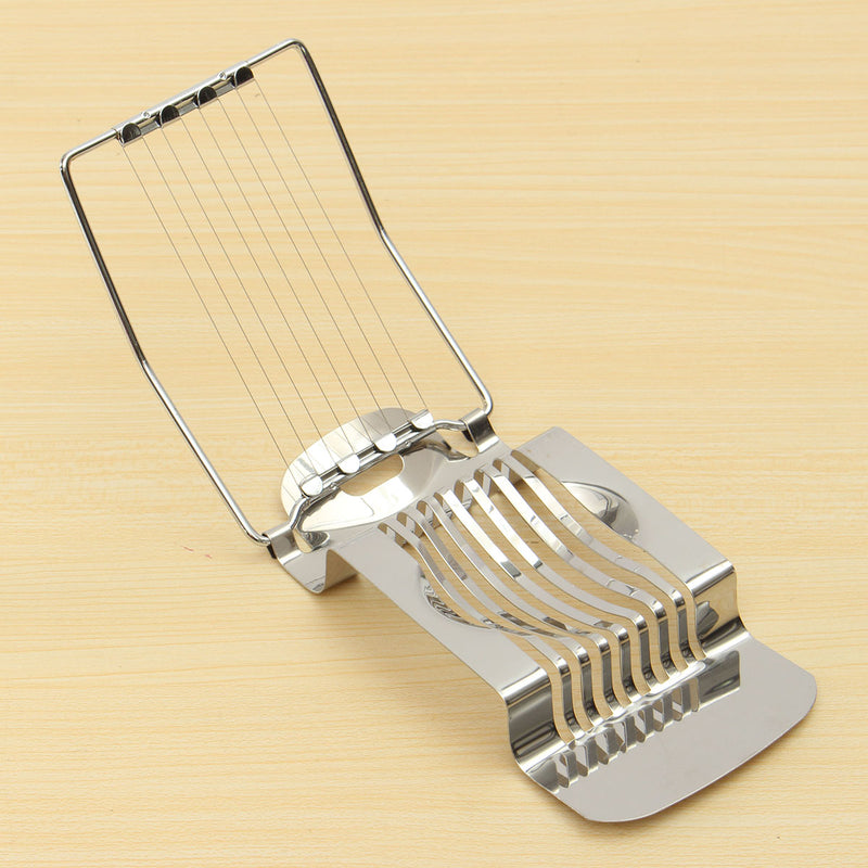 Stainless Hard Boiled Egg Slicer Section Mushroom Tomato Kitchen Chopper Egg Separator