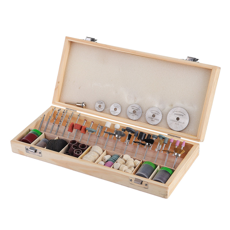 242Pcs Rotary Tool Accessory Bit Kit Grinding Head Polishing Cutting Sanding Grinder