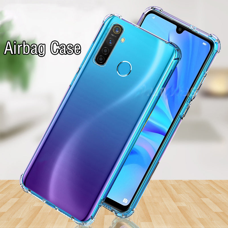 Bakeey Transparent Shockproof Soft TPU Protective Case For Realme R5