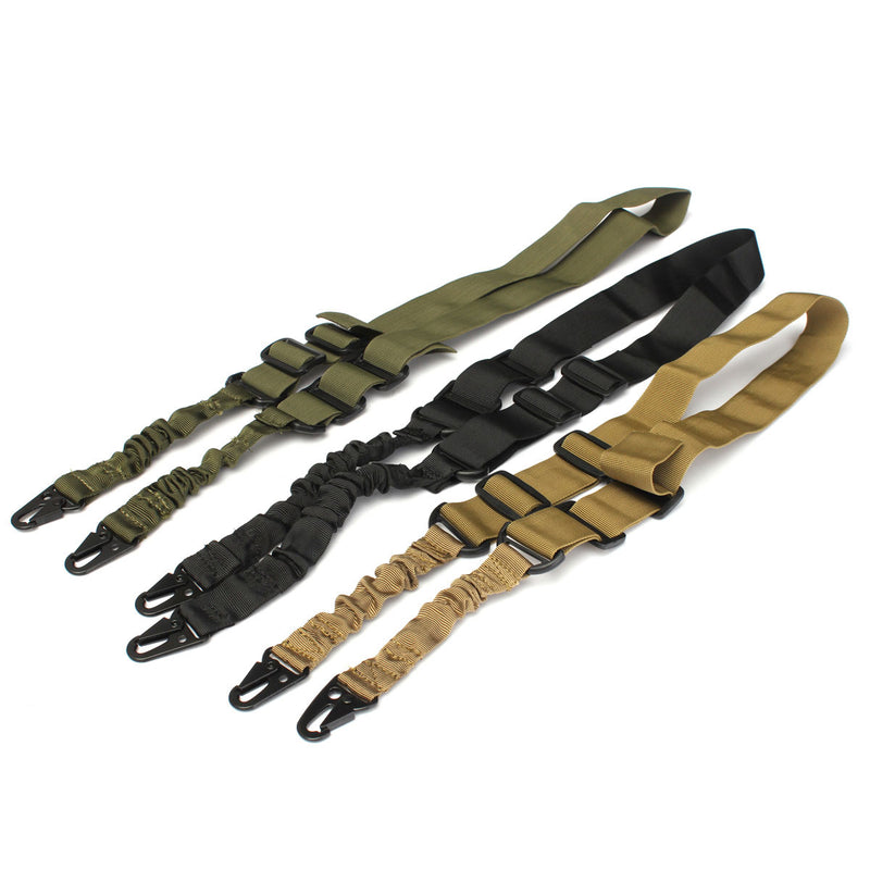 Two Point Sling Nylon Adjustable Hunting Waist Belt Strap With Buckle Hook