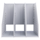 Deli 78995 Adjustable Document Trays File Holder 3 Layers PP Magazine Book File Organizer for Office
