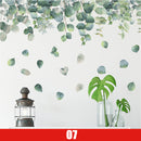 DIY Tropical Leaves Plant Flower Wall Sticker Art Home Decor Office Decal Mural