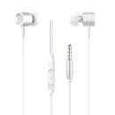 Langsdom I-7A Wired Metal Professional Earphone HiFi Stereo In-ear Headsets With Mic for Cell Phones