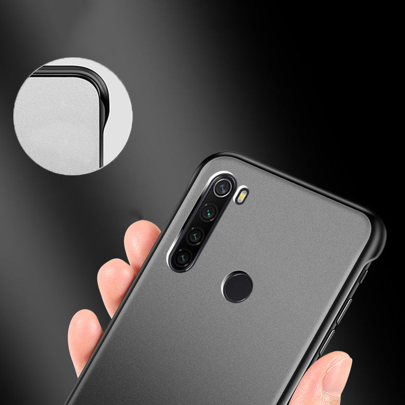 For Xiaomi Redmi Note 8T Case Bakeey Translucent Frameless Ultra-Thin Anti Fall Matte Hard PC Protective Case with Finger Ring