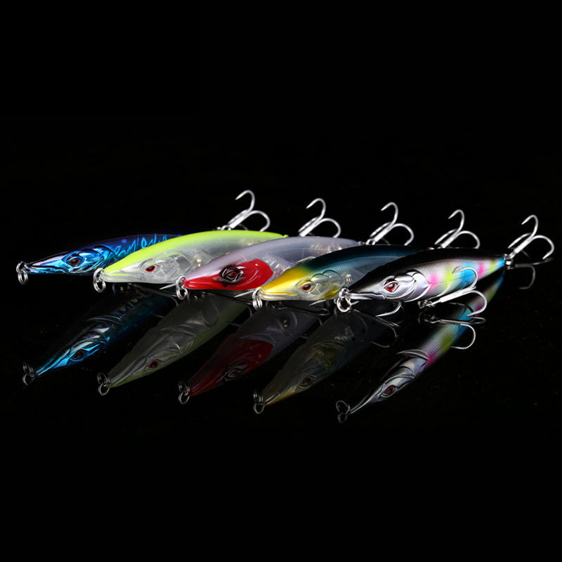 Seaknight SK054 5Pcs/Set 110mm 16g Floating Pencil Fishing Lure Topwater Hard Fishing Bait Mustad Hooks Long Casting Fishing Tackle