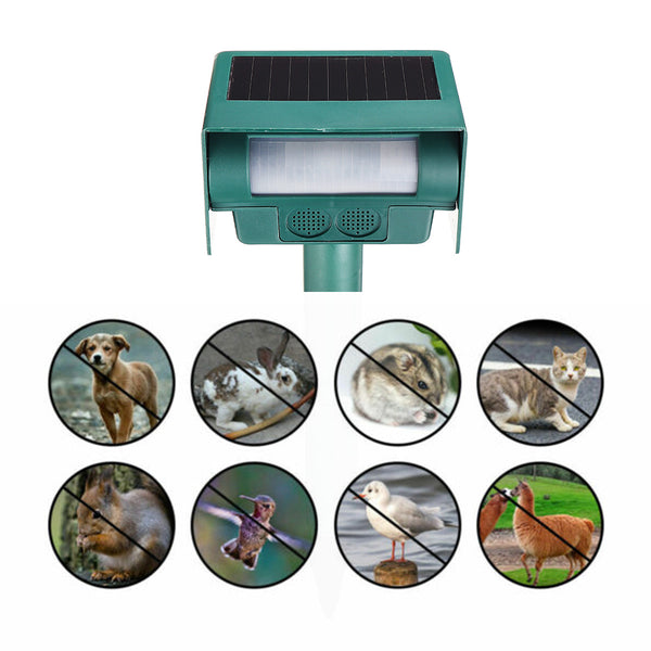 Solar Ultrasonic Vibrating Rodent Mole Solar Snake Repeller Sonic Wave Gopher Repeller Vole Cha-ser Deterrent Animal Repeller