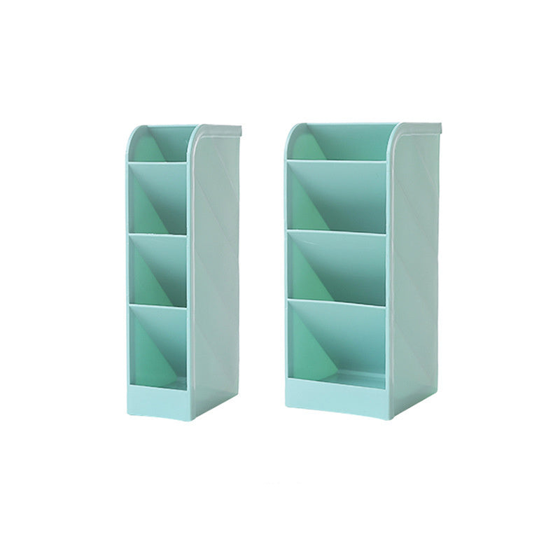 Mrosaa LiGo Tilted Pen Holder Office Desktop Storage Box Desk Stationery Cosmetic Makeup Brushes Organizer