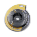 Drillpro 4 Inch Carving Disc Woodworking Turbo Plane 3T Milling Cutter For 16mm Aperture Angle Grinder