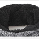 3 Pieces Set Winter Ski Warm And Gloves Cotton Unisex Hat Scarf Gloves Solid  For Men Women