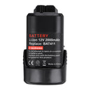 Power Tools Battery 12V 1500mAh / 2000mAh Li-ion Rechargeable Battery Replacement For Bosch BAT411