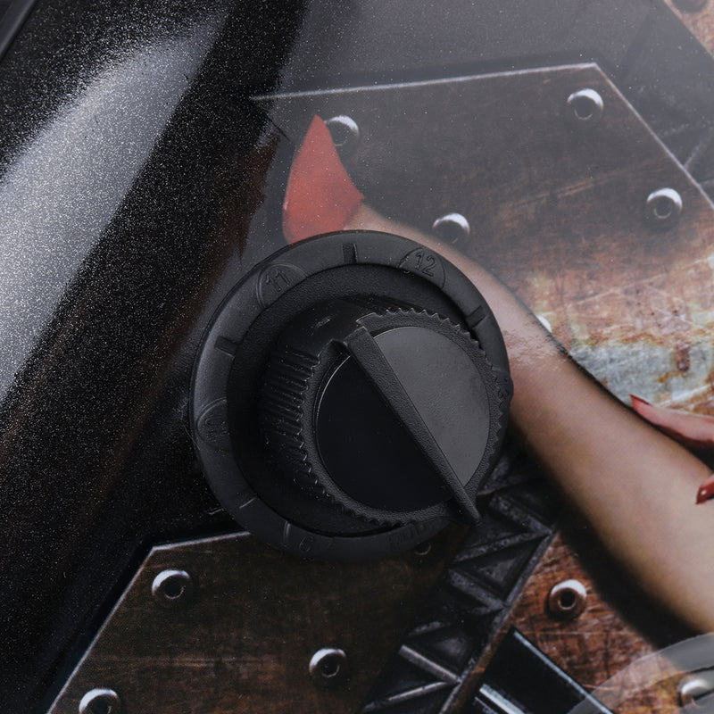 Solar Power Automatic Dimming Welding Helmet Welder Mask With Head Band Black