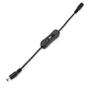 20PCS LUSTREON 5.5X2.1mm DC Power Supply Connector Switch Cable for 5050 3528 LED Strip Light 30cm
