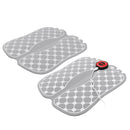 USB Charging Electric Foot Massager 6 Modes Feet Muscle Stimulator Relax Massage Mat Pad Remote Control