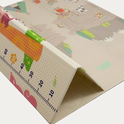 2-Side XPE Foldable Floor Mat Baby Play Mat Crawl Creeping Alphabet Animal