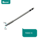 QUICK TS1200A Lead Free Soldering Iron Tips HandleTSS02-SK TSS02-K TSS02-I TSS02-J TSS02-3C