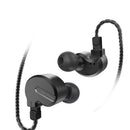 KB1 Triple Drivers 0.78mm Pin Removable Cable Earphone HiFi Stereo In-Ear Sports Metal Shell Headset