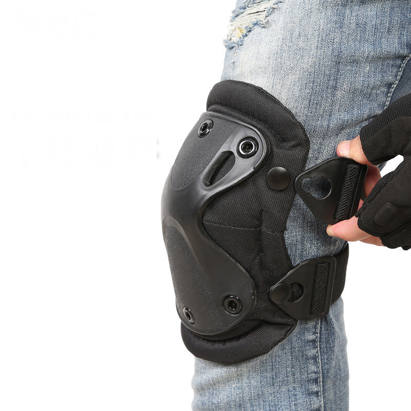 XINDA XD-PJ19 4Pcs Military Tactical Knee Support+Elbow Support Set Outdoor Hunting Shooting Sports Protective Gear
