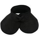Fashion Woman Wide Brim Roll Up Sun Straw Beach Hat Visor Cap Foldable - BlaH1F8