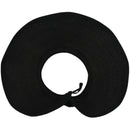 Fashion Woman Wide Brim Roll Up Sun Straw Beach Hat Visor Cap Foldable - BlaH1F8