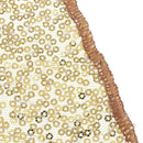 51''x20'' Gold Rose Sparkly Sequin Tablecloth Cover Banquet Wedding Party Decor