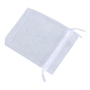 20 X Organza Drawstring Jewellery Gift Bag Pouch White
