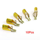 10 construction template reusable stencils nail manicure UV Gel. O6C8