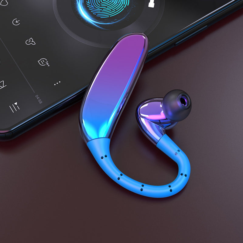 Single bluetooth 5.0 Dynamic Earphone Waterproof HiFi Large Capacity Hanging Headphone with Mic for Xiaomi Huawei