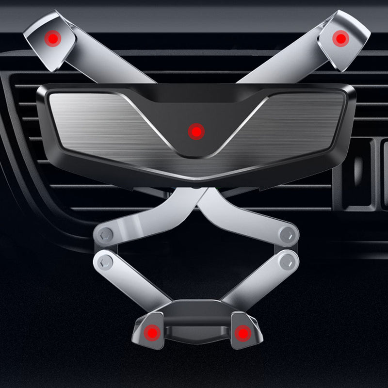 Bakeey Mini Metal Gravity Linkage Automatic Lock Air Vent Car Phone Holder For 4.0-7.0 inch Smart Phone iPhone 11 Samsung Galaxy Note 10+