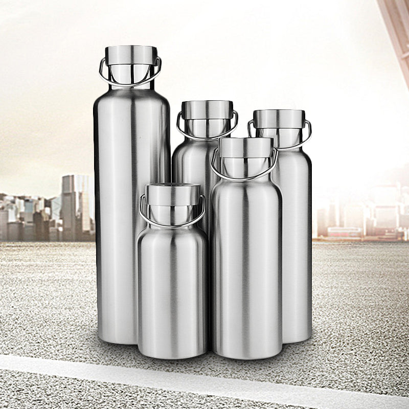 Stainless Steel Thermos Double Wall Vacuum Insulated Water Bottle Stainless Cap