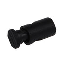 Black Plastic Toggles Spring Stop Drawstring Rope Cord Locks 10 Pcs I1F9
