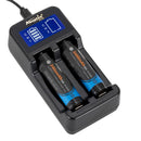 AloneFire SC-02 18650 18500 Battery Charger For Li-ion Ni-MH Ni-CD 10440 14500 16340 AA AAA AAAA 3.7V 1.2V LCD Battery Charger