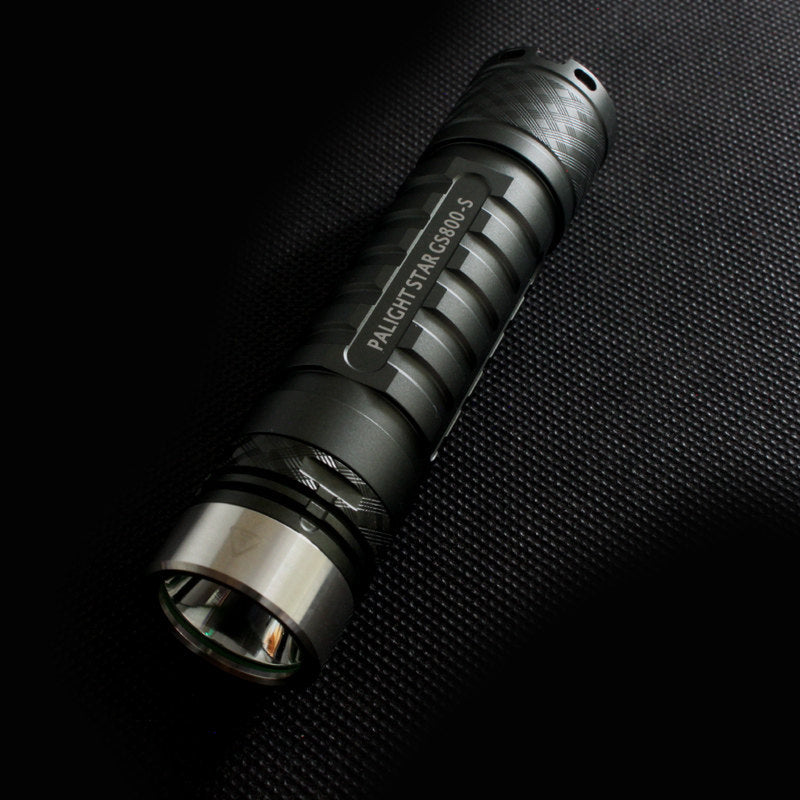 PALIGHT GS800s Mini 18650 Battery Flashlight 350lm Rechargable EDC Work Lamp Hunting Camping Emergency Lantern With Charging Socket