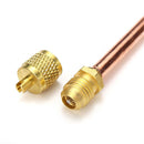 5pcs Metal One-way Air Valve Air Conditioning Refrigeration Service Access Valve 1/4 Inch