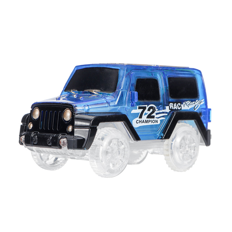 Electric Toys Car Vehicle For Racing Track Rail With LED Flashing Light Kids Gift