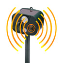 Solar Ultrasonic Repeller bird Outdoor Solar Ultrasonic Pest Animal Repeller PIR Repellent Garden Cat Dog Bird