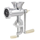 Retro Hand Operated Manual Kitchen Clamp Grinder Meat Mincer Maker Beef Sau I1Q5