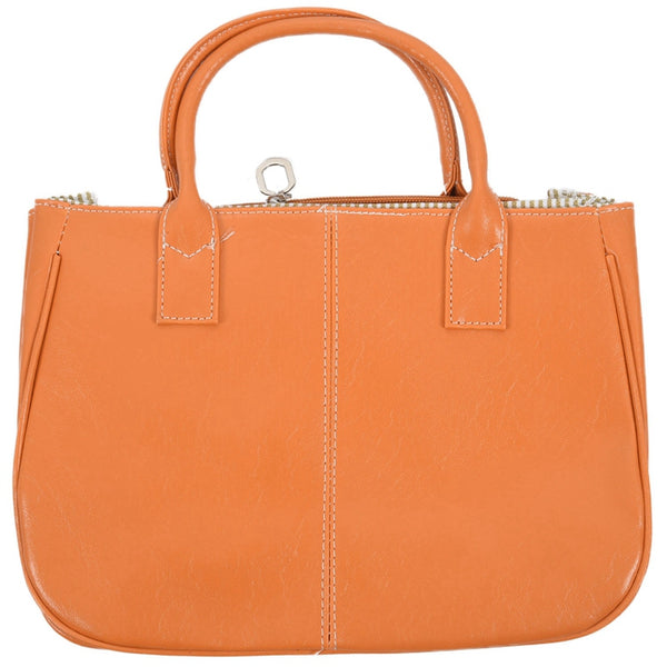 Fashion Woman Ladies Class PU Leather Satchels Tote Purse Bag Handbag - ora C8S7