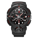 OHSEN AD1702 Dual Display LED 50M Waterproof Men Quartz Digital Watch