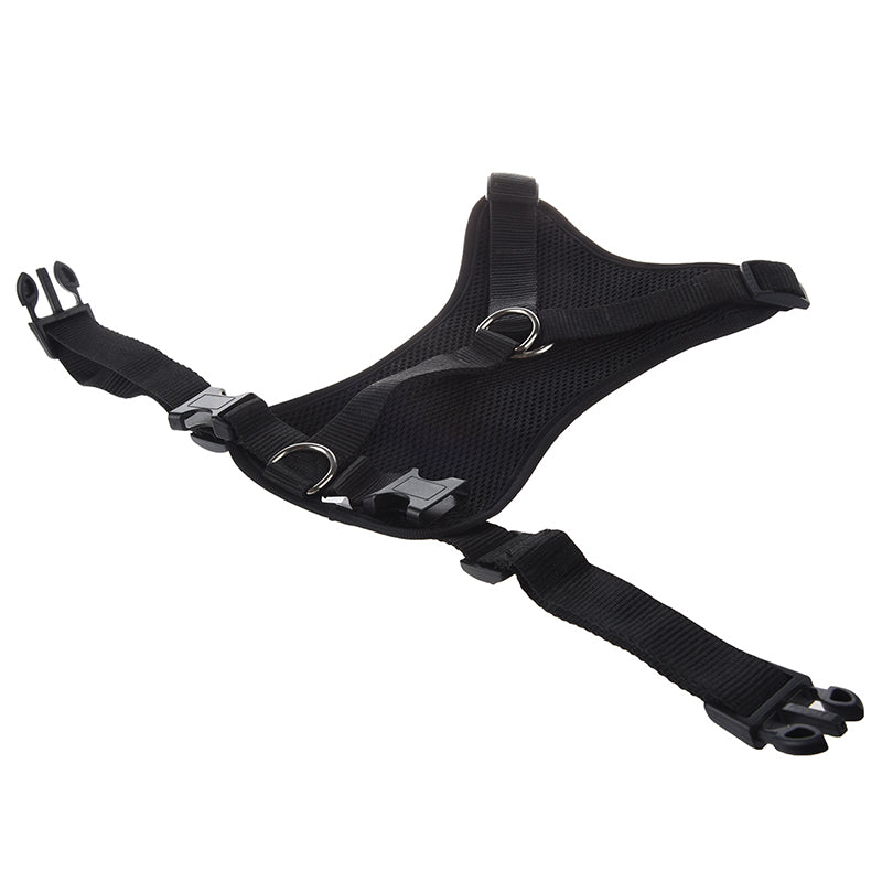 Black Universal Fit Car Vehicle Dog Pet Seat Safety Belt Harness L