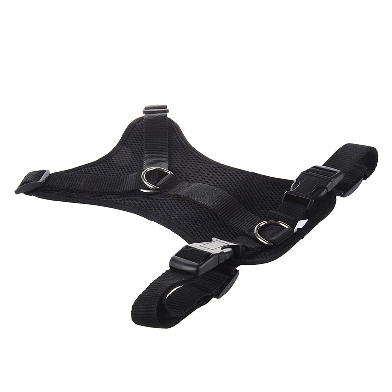 Black Universal Fit Car Vehicle Dog Pet Seat Safety Belt Harness L