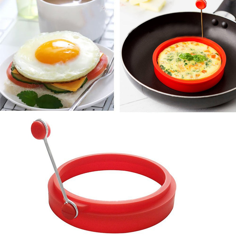 Omelette Maker Mold Round Shape Silicone Nonstick Frying Egg Mould Shape Ring Pancake Rings Mold