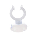 5 Pcs Aquariums Clear Plastic Air Stone Tubing Holder Suction Cups H6E4