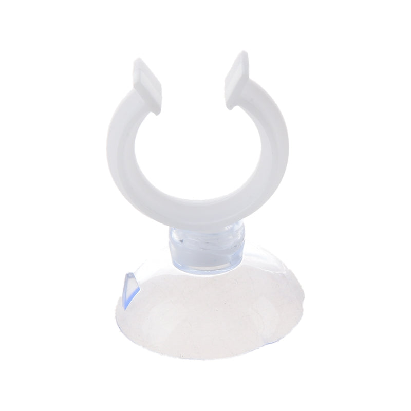 5 Pcs Aquariums Clear Plastic Air Stone Tubing Holder Suction Cups H6E4