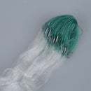 25m Clear White Green Monofilament Fishing Fish Gill Net w Float Z9O1