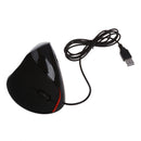 USB Mouse Vertical Ergonomic Vertical Mouse 1000 DPI LED for PC Computer Bl