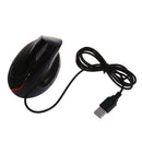 USB Mouse Vertical Ergonomic Vertical Mouse 1000 DPI LED for PC Computer Bl