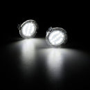 2Pcs 18 LED Side Mirror Rearview Puddle Light 6000K DC 12V 3W Waterproof for Toyota Tundra/Sequoia