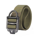 125cm Tactical Belt Nylon Adjustable Belts Outdoor Hunting Camping Zinc Alloy Buckle Belt Waistband